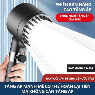  Vòi sen tăng áp đầu vòi hoa sen Masage 4 trong1,3 chế độ áp suất cao tiết kiệm nước lõi cotton lọc 