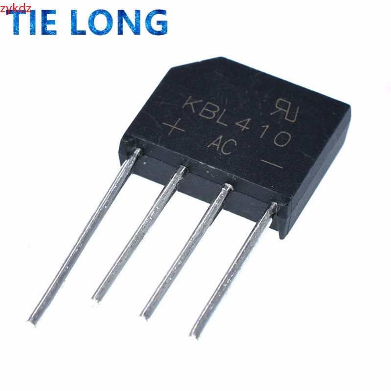 5 CÁI KBL410 KBL-410 4A 1000V Bộ chỉnh lưu cầu Diode một pha KBL406 KBL610 KBL608 KBL408 KBL606