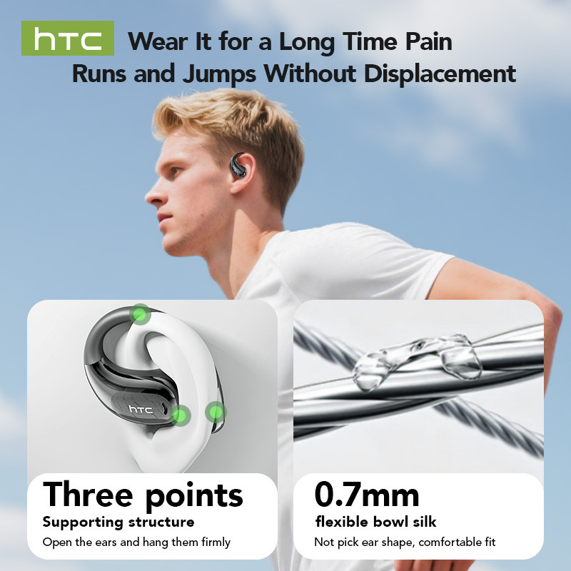 HTC NE22 AI Dịch thuật thời gian thực Tai nghe BluetoothTWS Bluetooth 6.0 Chất lượng âm thanh HiFi IPX5 Tai nghe không dây chống nước Bảo hành một năm | BigBuy360 - bigbuy360.vn