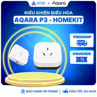   Nộị Địa  Aqara P3 Controller - Ổ Cắm Điều Khiển Điều Hòa TV Chức Năng Hub Zigbee Tương Thích Apple HomeKit 