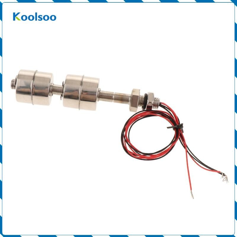 Thép không gỉ Double Ball Liquid Float Water Level Sensor Công tắc bền 100mm