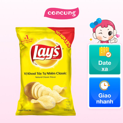 Snack Lays vị Khoai Tây Tự Nhiên Classic