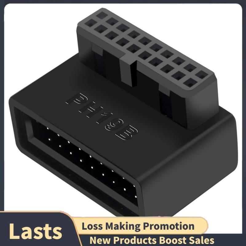 PH19B USB 3.0 Tiêu đề bên trong USB3.0 19 / 20P Ổ cắm Bộ chuyển đổi 90 độ cho bo mạch chủ máy tính