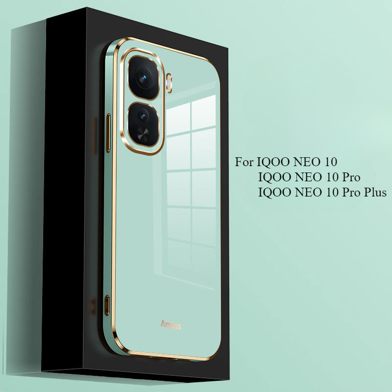 Ốp Lưng Cho IQOO NEO 10 Pro Plus Mạ Silicon Mềm Chống Sốc Ốp Lưng Cho IQOO Neo 10 Pro + Vỏ Bảo Vệ Đi