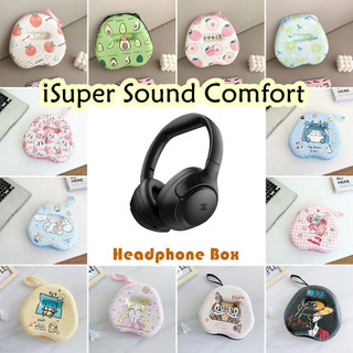 [Imamura] Dành cho hộp đựng tai nghe iSuper Sound Comfort Hộp đựng tai nghe hoạt hình mát mẻ Hộp đựng tai nghe
