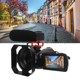 Frontline máy quay video phim 4k 30mp ultra hd 3.0in ips xoay màn hình cảm ứng hồng ngoại nhìn đêm chống rung có micrô giá đỡ cầm tay máy ảnh dv