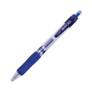 Bút gel crown aj-5000r - mực xanh