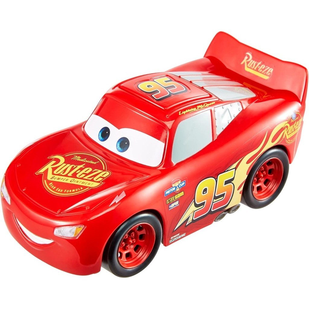 Disney Pixar Cars Lightning McQueen với xe đua