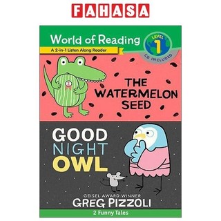 The world of reading watermelon seed and good night owl 2-in-1 listen-along reader: 2 funny tales with cd! - level 1