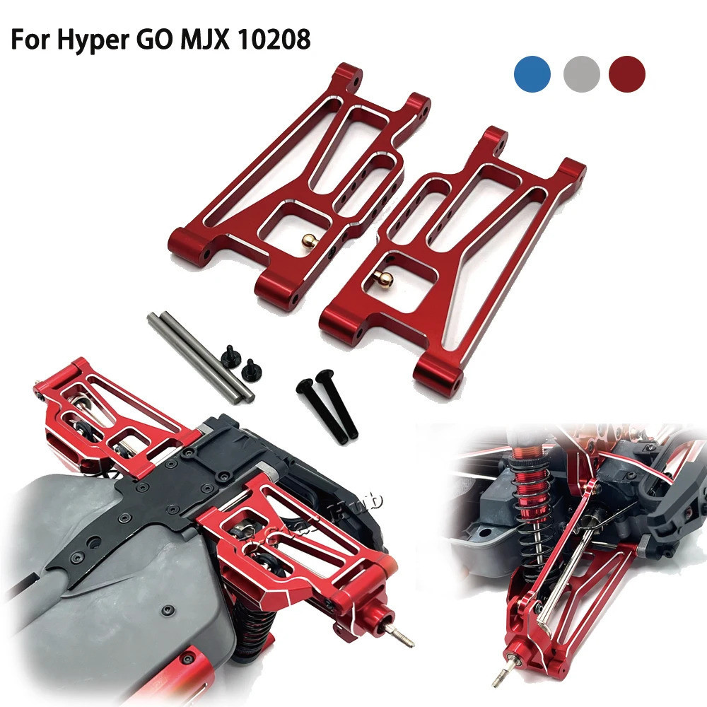 Rear Swing ARM cho Hyper Go MJX 1/10 10208 OP phụ kiện kim loại nâng cấp bộ phận Kit RC Mô Hình Bánh