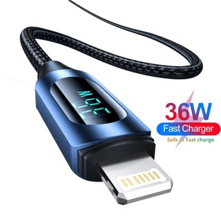 Cáp dữ liệu sạc nhanh pd36w type c cáp hiển thị kỹ thuật số 2.4a usb c pd20w thích hợp cho điện thoại di động