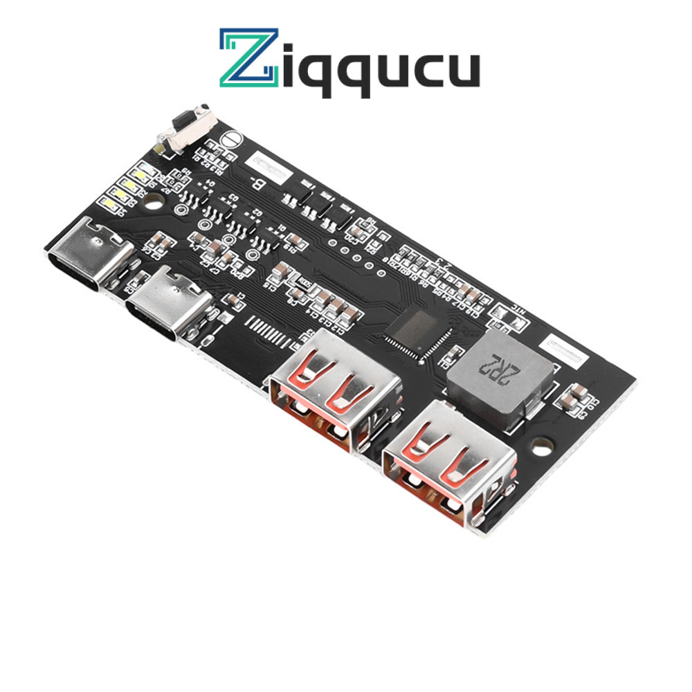 Bo mạch chủ sạc dự phòng ZIQQUCU 22.5W mô-đun nguồn điện di động sạc nhanh DIY lithium sắt phosphate