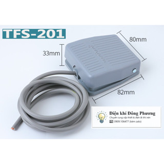 [LOẠI TỐT ko phích cắm] Công tắc bàn đạp TFS-201 / Foot switch TFS-201.
