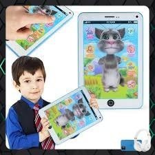 Ipad cảm ứng mini cho bé, đồ chơi điện thoại mèo tom thông minh cho bé 1101
