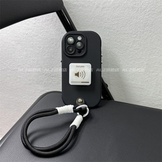 Dành cho ốp lưng IPhone 7 / 8 Plus Giá đỡ âm lượng sáng tạo vui nhộn 15 / 13ProMAX 12 / 11 Bao gồm tất cả silicon chống rơi iPhone14 Vỏ mềm xr / xs sơn