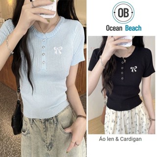 zara Áo len thêu vai thẳng ngọt ngào và đa năng Áo ngắn mùa hè dành cho nữ