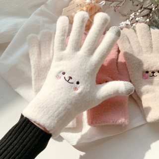 Găng tay len, bao tay len nữ AAA iLita ngón tay chạm màn hình cảm ứng dày giữ ấm chống nắng Touchscreen Gloves