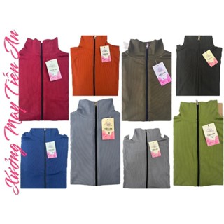 Áo Khoác Nữ Cổ Lọ Thun Gân Tăm Lạnh Cao Cấp Tay Xỏ Ngón Ủ Kem Chống Nắng Nhung Jacket