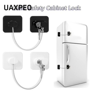 UAXPEO  Ổ Cửa Sổ Khóa Tủ Lạnh Dạng Trượt An Toàn Cho Trẻ Em