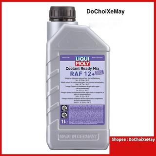 Nước làm mát động cơ Liqui Moly loại pha sẵn RAF12+( 1L) sử dụng mọi loại xe có két nước  . DoChoiXeMay