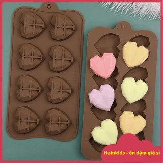 Khuôn Socola Valentine, Khuôn Làm Kẹo Socola DIY, Khuôn Sô Cô La Chất Liệu Bằng Silicone Làm Thạch, Socola Boom Handmade