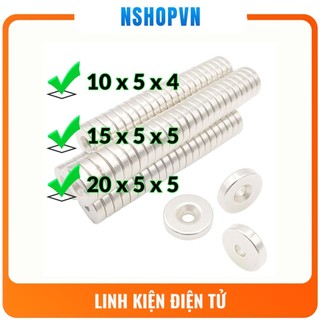 Nam châm đất hiếm tròn có lỗ