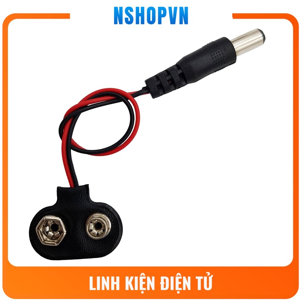 Jack pin 9V đầu ra DC