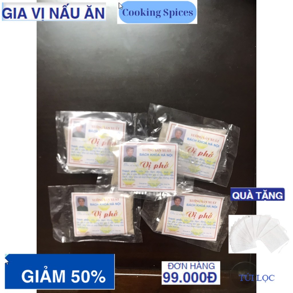 100 gói vị phở Bách Khoa (20gr/1goi)