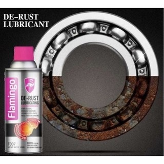 xịt tẩy rỉ set kim loại làm trơn bánh răng sáng kim loại Flamingo DE-RUST LUBRICANT F007 chính hãng tốt hơn RP7