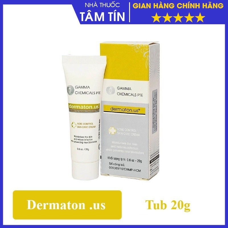 Kem  Mụn Gamma Chemicals Dermaton US 20gr ,