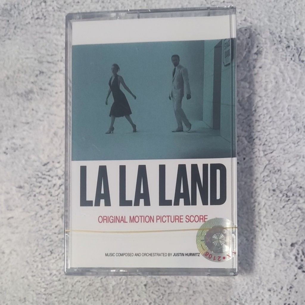 La La Land Motion Picture Score Justin Hurwitz Cassette Tape + Lyric Book [Đã niêm phong] Bản gốc VN