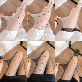 In Hình Trái Tim Nữ Quần Tất Ngọt Ngào Bé Gái Cao Cấp Cơ Thể Vớ Chấm Bi Nơ Quần