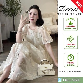 Váy Bầu Dáng Suông Thiết Kế 2 Lớp Chất Vải Mát Mùa Hè Mẫu Mới Cao Cấp