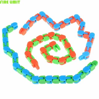 Fire LIMIT Click Fidget Đồ Chơi Giảm Căng Thẳng Xoay Tự Kỷ Giải Nén Wacky Đường Đua Xếp Hình Nhiều Màu Sắc