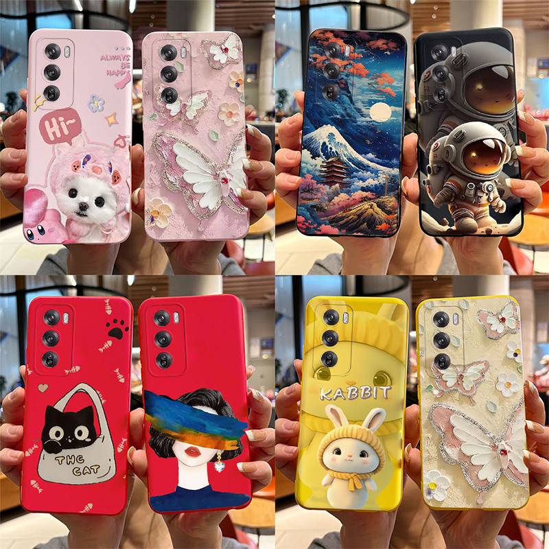 Ốp Lưng Cho OPPO Reno 12 Pro 5G 2024 Thiết Kế Mới Silicon Space man In Hình Cho OPPO Reno12 Pro Reno12Pro Ốp Điện Thoại Mềm Siêu Mỏng
