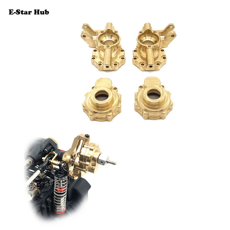 Cốc lái trục trước cho WLtoys 104006 104010 104020 104026 Bộ phụ tùng nâng cấp bằng đồng thau Phụ ki