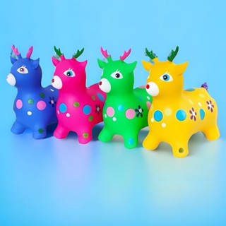 Thú Nhún Hoạt Hình Hươu Cao Cổ Dễ Thương Cho Bé Từ 1-3 Tuổi Loại 1 Với Chất Liệu Dày Dặn An Toàn Có Nhạc Vui Nhộn