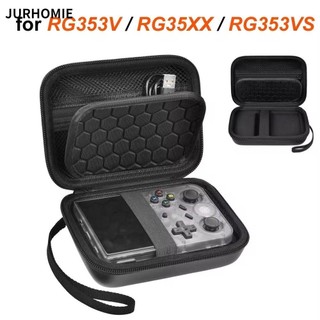 Máy chơi Game cầm tay JURHOMIE, Túi đựng đồ di động chống bụi, Hộp bảo vệ chống trầy xước cứng chuyên nghiệp cho du lịch RG353V RG35XX RG353VS