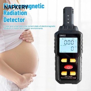 Máy dò bức xạ điện từ NAPKERY Thiết bị bền Máy đo EMF màu đen