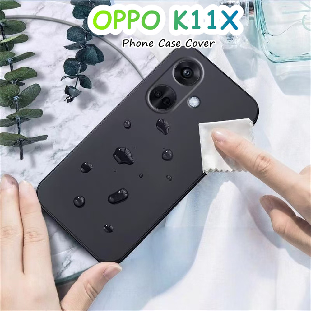 [Giảm giá hấp dẫn] Dành cho OPPO K11X Ốp lưng silicon chống vân tay Vỏ điện thoại màu trơn cổ điển