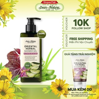 Sữa tắm thảo dược Dear Nature Herbal phục hồi da giảm thâm dưỡng da trắng hồng và trẻ hóa da
