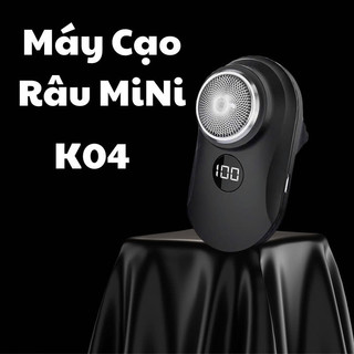 Máy Cạo Râu Mini K04 Siêu Sắc Bén 6 Lưỡi Dao Kép, Nhỏ Gọn, Tiện Lợi, Máy Cạo Râu Mini Cao Cấp, Dao Cạo Râu (TH Shop)