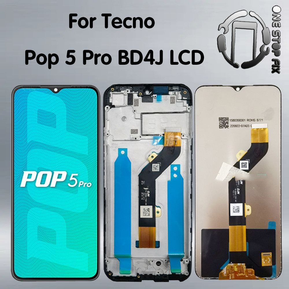 Dành Cho Tecno POP 5 Pro LCD BD4j BD4h Màn Hình Hiển Thị Bộ Số Hóa Cảm Ứng Cho POP5 Pro Màn Hình LCD