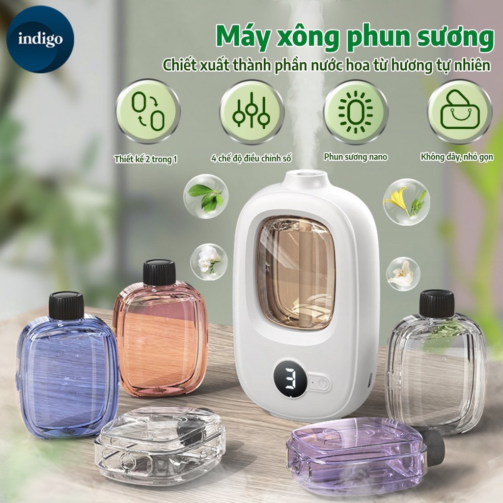 máy xông tinh dầu máy tạo ẩm máy khuếch tán tinh dầu máy phun tinh dầu phòng ngủ ，Tích Hợp Pin Sạc 1500mAh