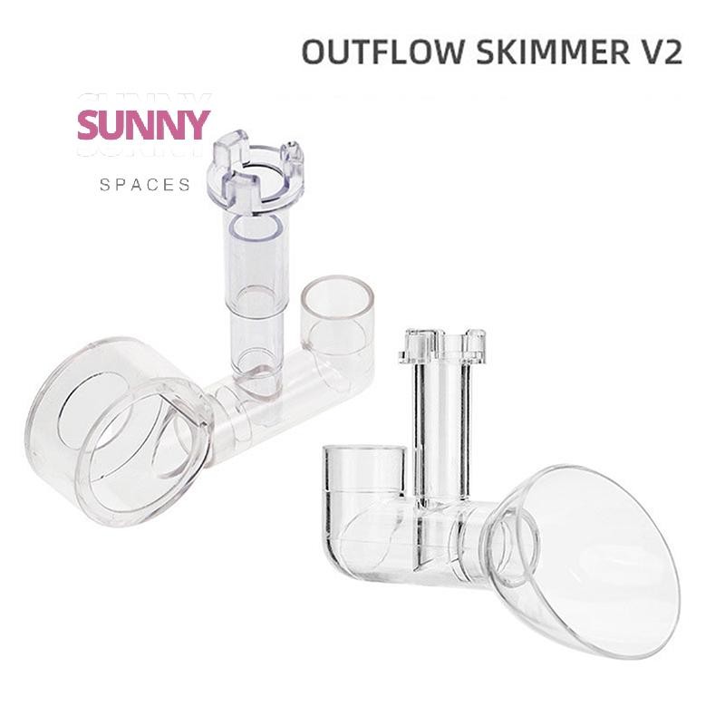[Sunny Spaces] Bể cá Lily Outflow Outlet Skimmer Phụ kiện Bộ lọc Đồ dùng cho bể cá Bể cá Trang trí A