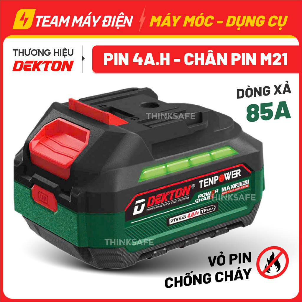 [HỎA TỐC] Pin DEKTON M21-B4085PLUS bảng mạch công nghệ thế hệ mới Chân Phổ Thông