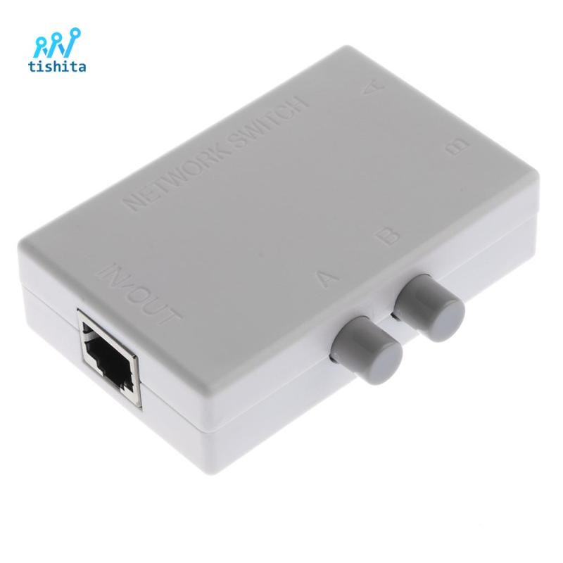 2 cổng 1x2 hoặc 2x1 Network Ethernet Manual AB Sharing Selector Switch