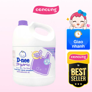  Nước giặt quần áo em bé D-nee Tím - Yellow Moon 3L 2.8 