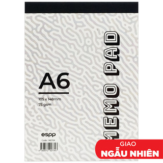 Giấynote dán 4 màu espp a6 60's - espp