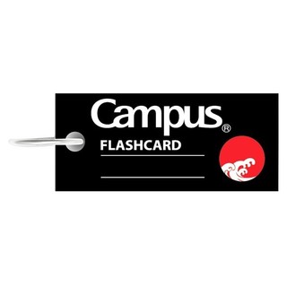 Flashcard Elegant Black - size S - FCS-ELB85 - Mẫu 2 - Campus